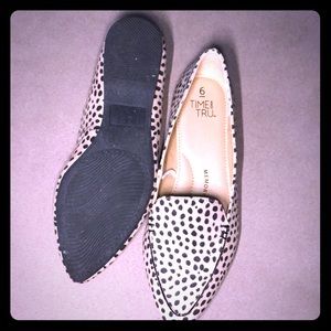 Cheetah print flats